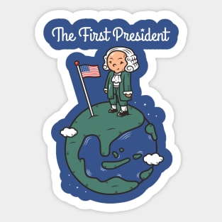 The First President Sticker